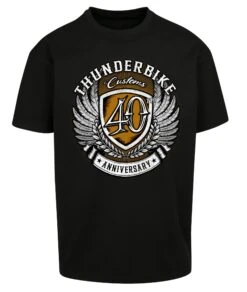 Thunderbike Oversize T-Shirt 40th Anniversary Schwarz