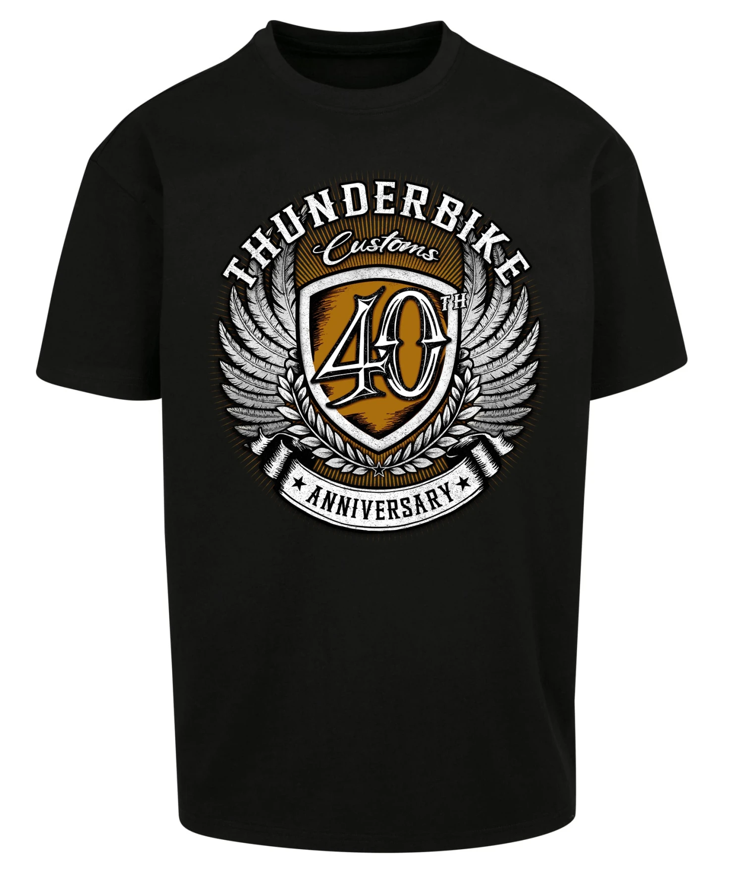Thunderbike Oversize T-Shirt 40th Anniversary Schwarz 3 Thunderbike Oversize T-Shirt 40th Anniversary Schwarz