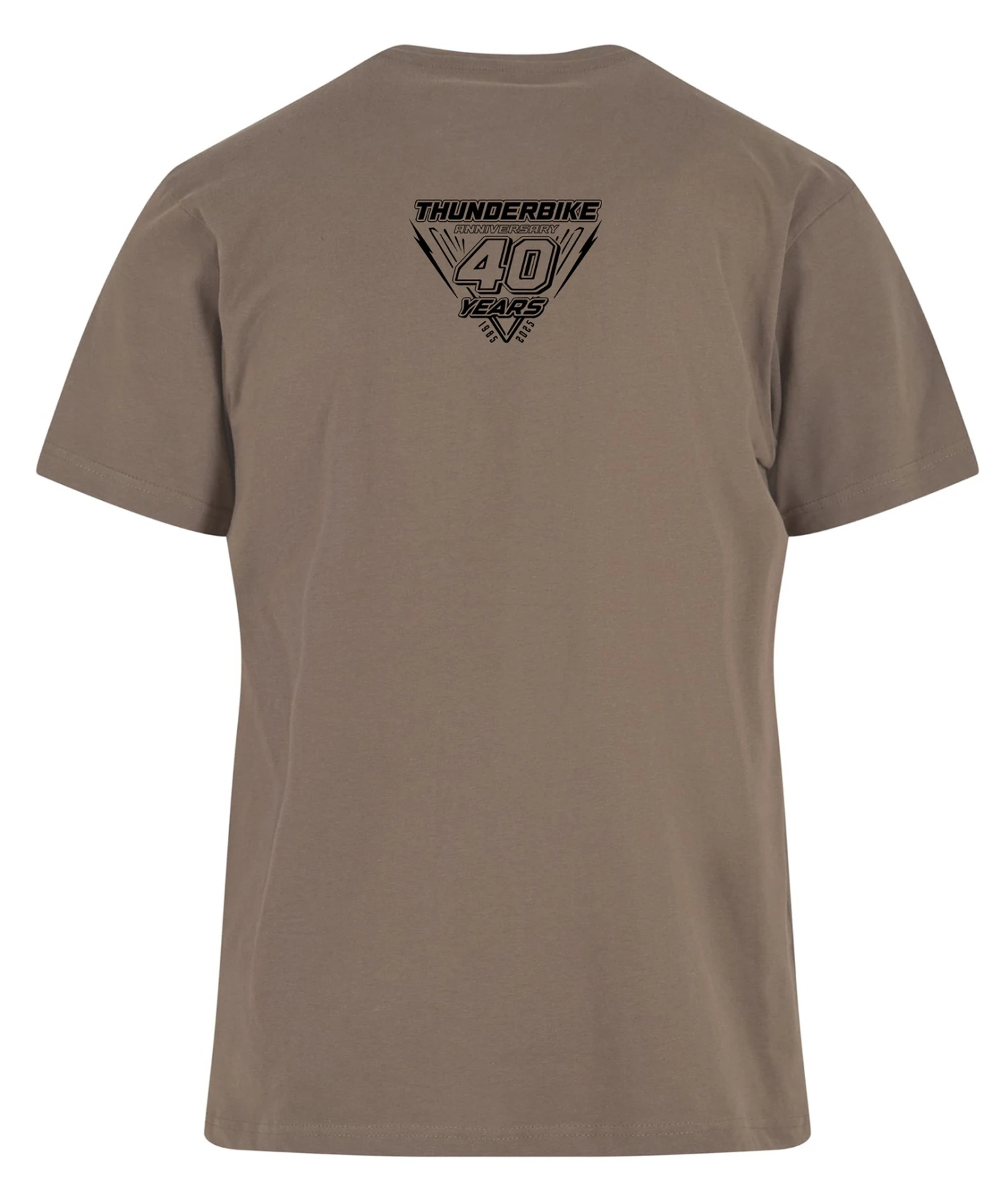 Thunderbike T-Shirt 40th Anniversary 2.0 Taupe 4 Thunderbike T-Shirt 40th Anniversary 2.0 Taupe – Bild 2