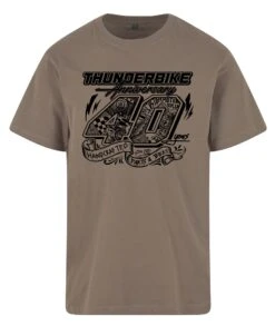 Thunderbike T-Shirt 40th Anniversary 2.0 Taupe