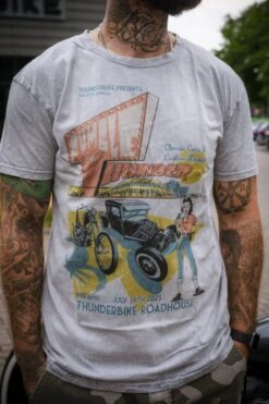 Thunderbike T-Shirt Rumble & Thunder 2025 Grau -Thunderbike Verkaufsgeschäft 19 31 1583 025