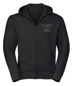 Thunderbike Zip Hoodie Death´s Head Schwarz