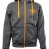 Thunderbike Zip Hoodie Flying Custom Grau/orange