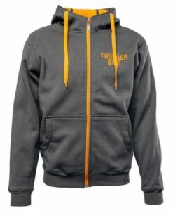 Thunderbike Zip Hoodie Flying Custom Grau/orange