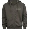 Thunderbike Zip Hoodie Genuine Service Grau