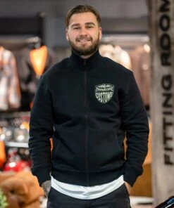 Thunderbike Zip Sweater Spark Plug M8 Schwarz