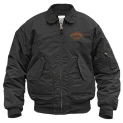 Thunderbike Bomber Jacke Genuine Customs Schwarz