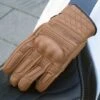 Thunderbike Motorcycle Handschuhe Cognac Braun