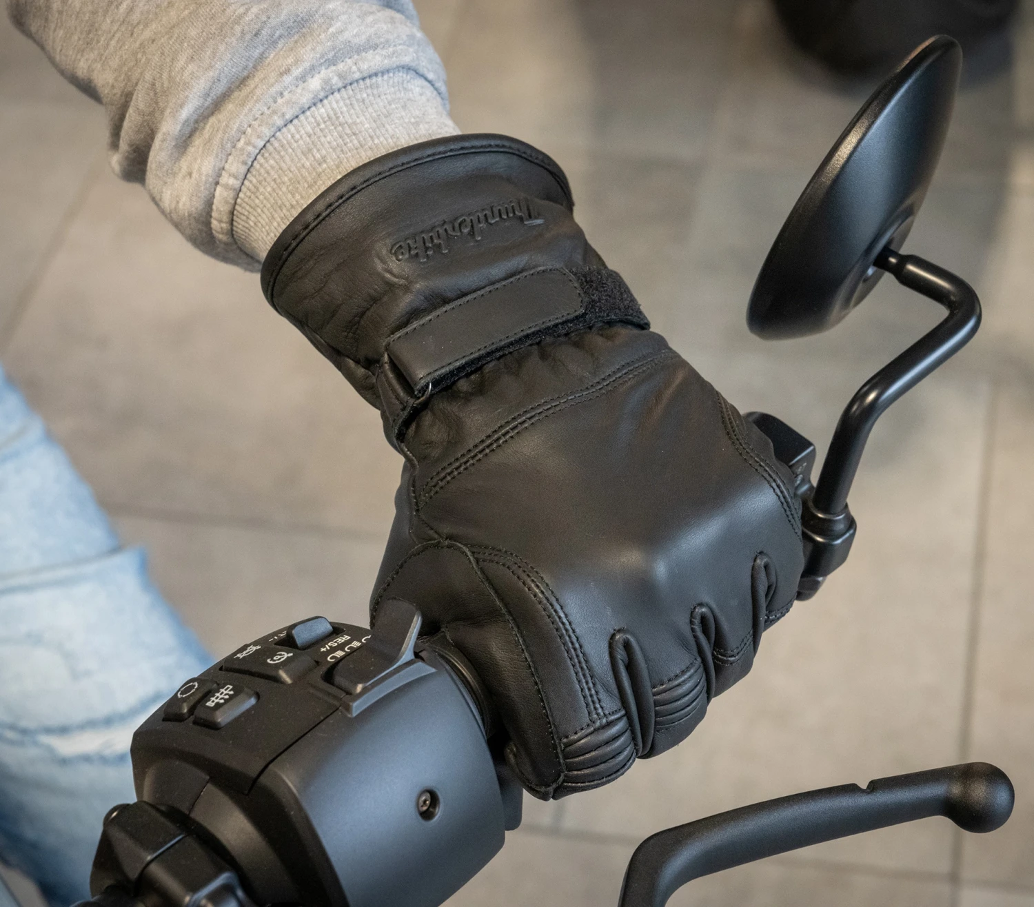 Thunderbike Handschuhe Midway Schwarz 4 Thunderbike Handschuhe Midway Schwarz – Bild 2