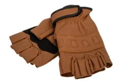 Thunderbike Porto Halbfinger-Handschuh Braun