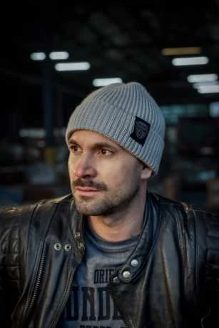 Thunderbike Mütze New Custom Hell Grau 3 Thunderbike Mütze New Custom Hell Grau – Bild 2