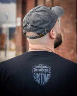 Thunderbike Baseball Cap Authentic Garage Grau -Thunderbike Verkaufsgeschäft 19 80 1183 2