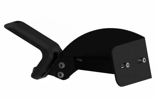 Seitlicher Kennzeichenhalter Lang Schwarz Matt 3 Seitlicher Kennzeichenhalter Lang Schwarz Matt