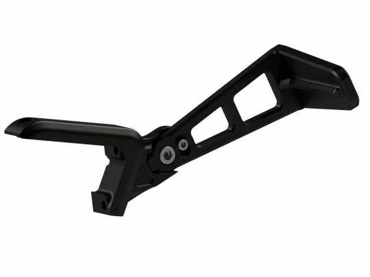 Seitlicher Kennzeichenhalter Alu Lang Schwarz Matt 3 Seitlicher Kennzeichenhalter Alu Lang Schwarz Matt