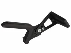 Seitlicher Kennzeichenhalter Alu Medium Schwarz Matt