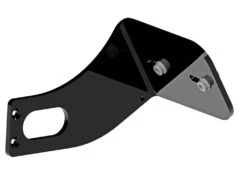 Seitlicher Kennzeichenhalter Kurz Schwarz