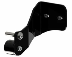 Seitlicher Kennzeichenhalter Medium Schwarz