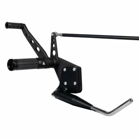 Fußrastenanlage Satin Schwarz Cut 5 Fußrastenanlage Satin Schwarz Cut – Bild 3