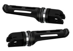 Fahrer Fußrasten Set SP-S Schwarz