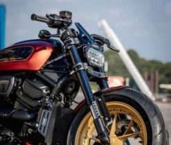 Blinker Set Quick-Stripe 54mm Dark Schwarz -Thunderbike Verkaufsgeschäft 41 99 1610 23