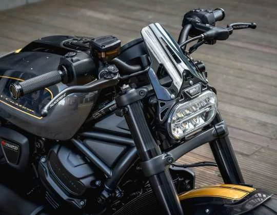 Windschild Kit Schwarz 5 Windschild Kit Schwarz – Bild 3