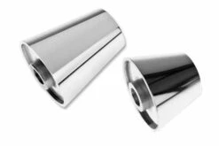 Achscover Vorne Alu Poliert