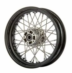 Umbau Hinterrad Umspeichen Auf 5,5x16 Schwarz