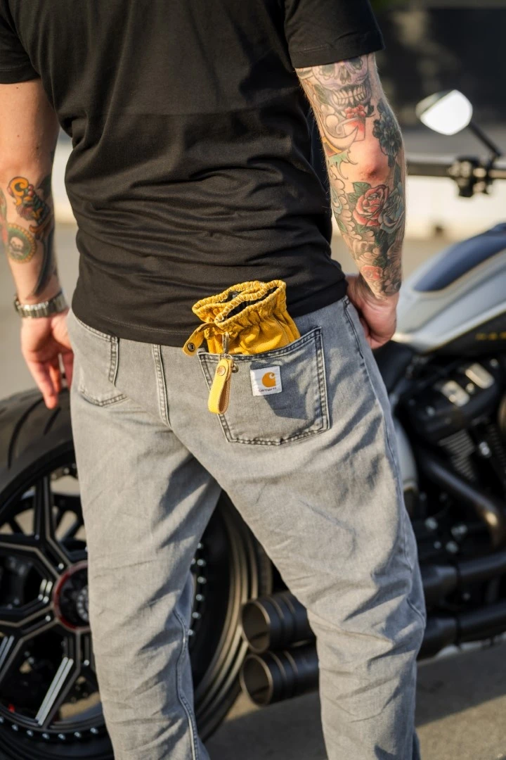 13 1/2 X Thunderbike Loud Ride Handschuhe Gelb 8 13 1/2 X Thunderbike Loud Ride Handschuhe Gelb – Bild 6