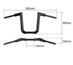 Lenker Atlas 35cm Schwarz -Thunderbike Verkaufsgeschäft atlasbreakout35cm1 1