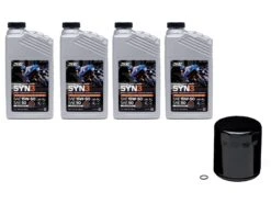 H-D Syn3 Ölwechsel Kit 15W50 4 Liter Schwarzer Filter