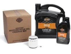 H-D 360 Ölwechsel Kit 5 Liter Chrom Filter