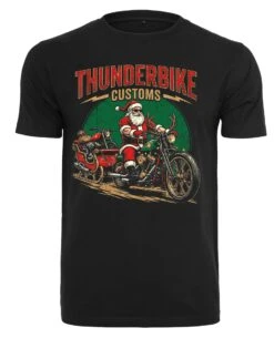 Thunderbike T-Shirt Christmas Schwarz