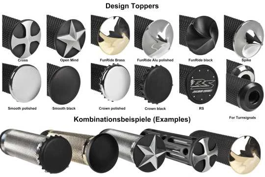 Griffe Base Rubber Schwarz 4 Griffe Base Rubber Schwarz – Bild 2